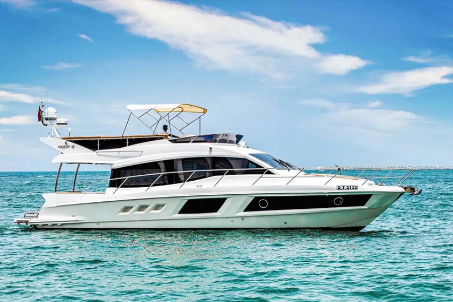 majesty 48 ft yacht dubai