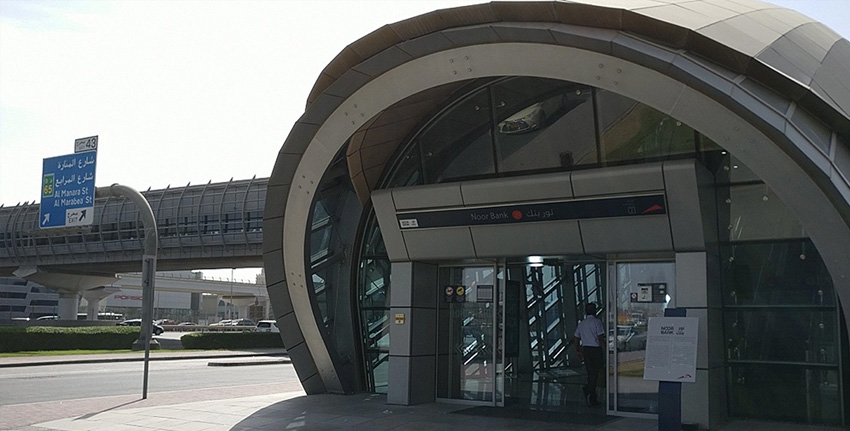 Al Safa Metro Station Facilities