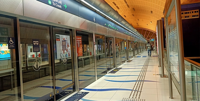 Facilities of Al Qusais Metro Station