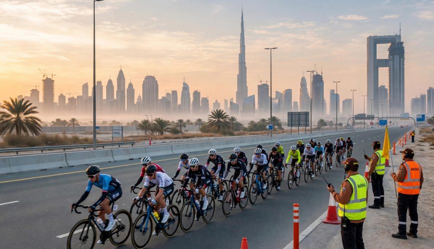 RTA Warns of Delays for Proud of the UAE Cycling Race