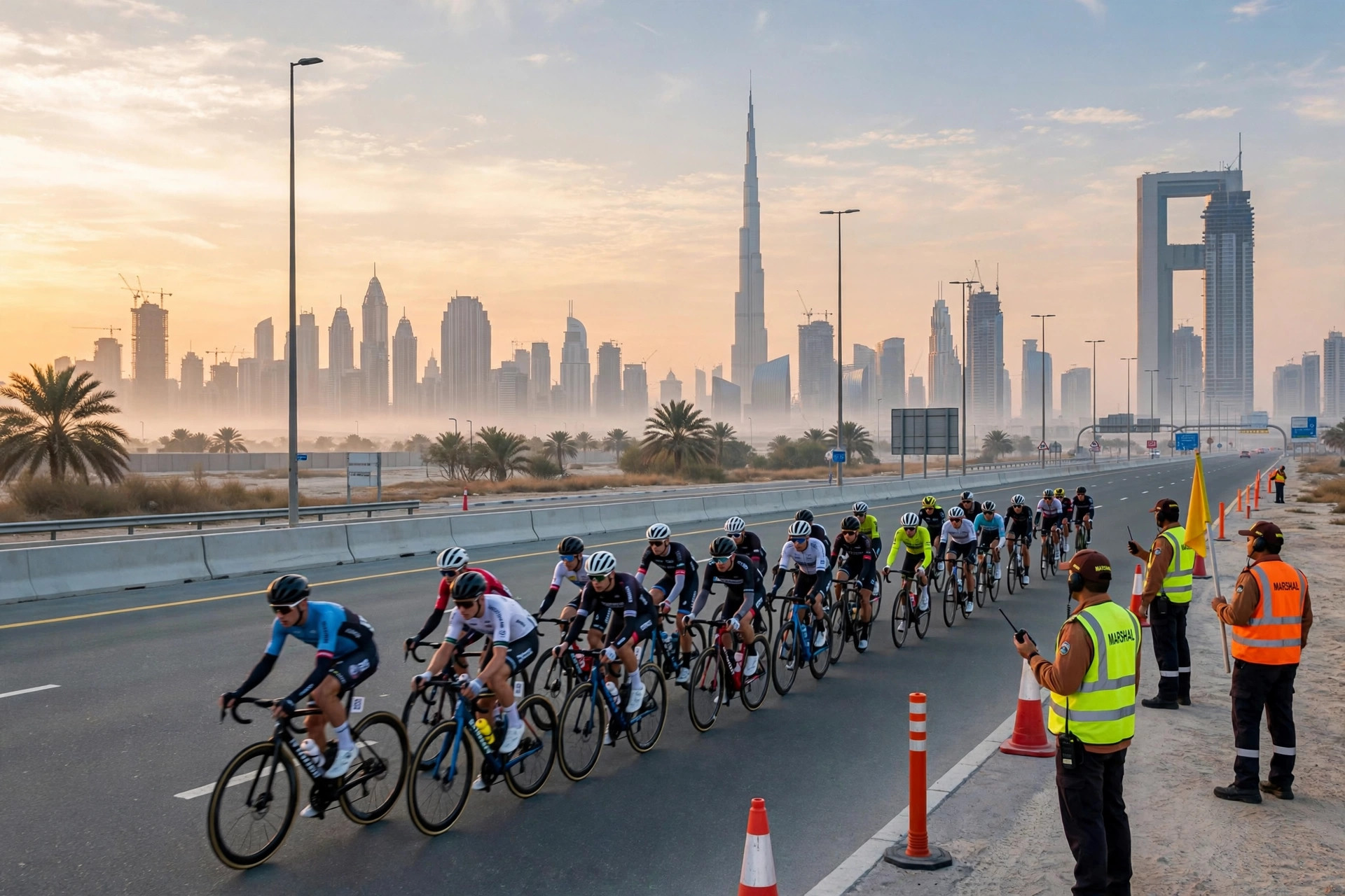 RTA Warns of Delays for Proud of the UAE Cycling Race