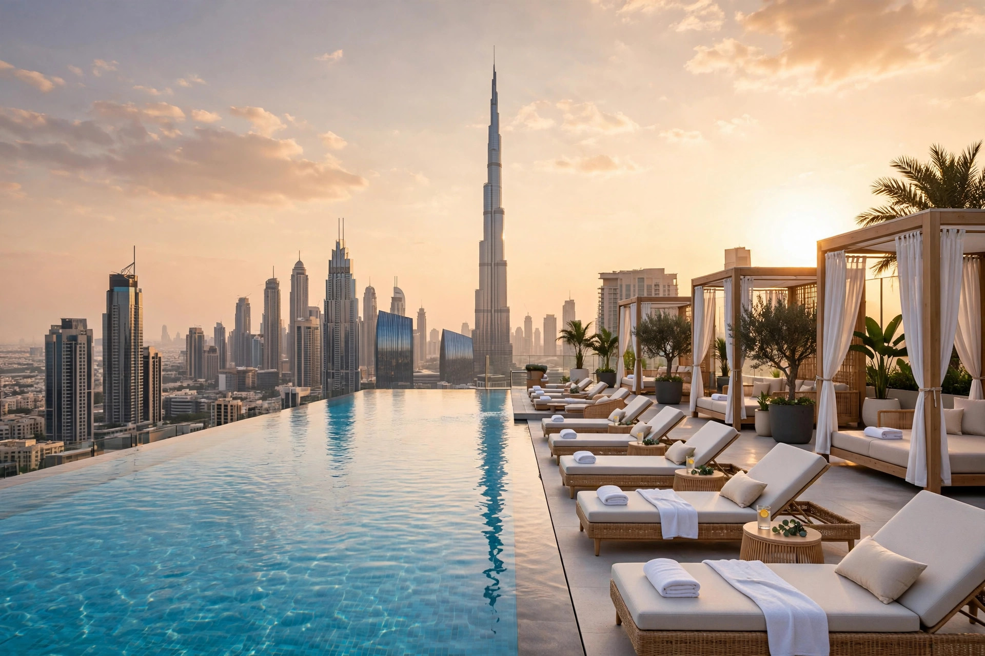 Best Rooftop Pool Hotels in Dubai