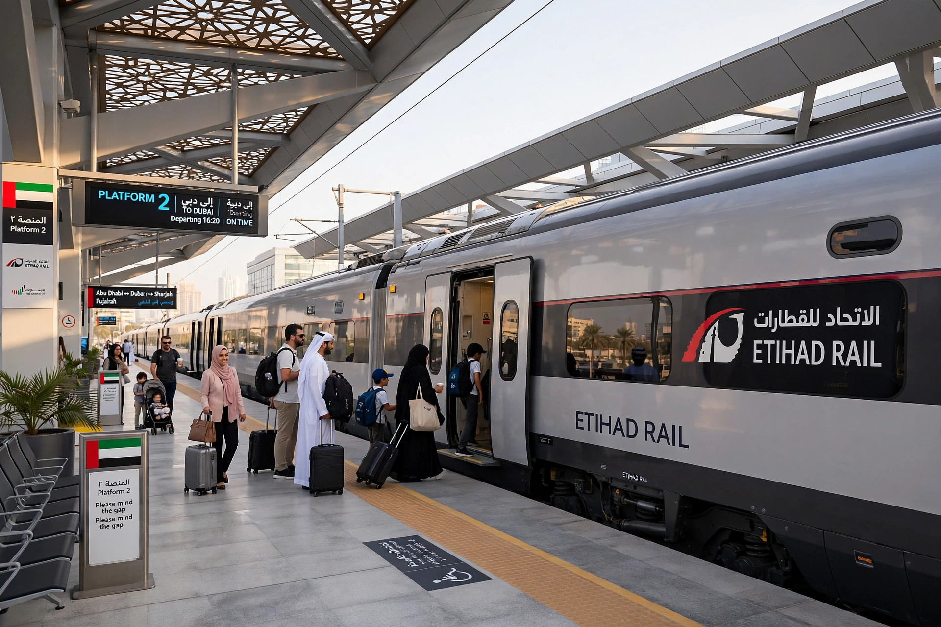 Etihad Rail Adds Extra Weekend Trains to Dubai