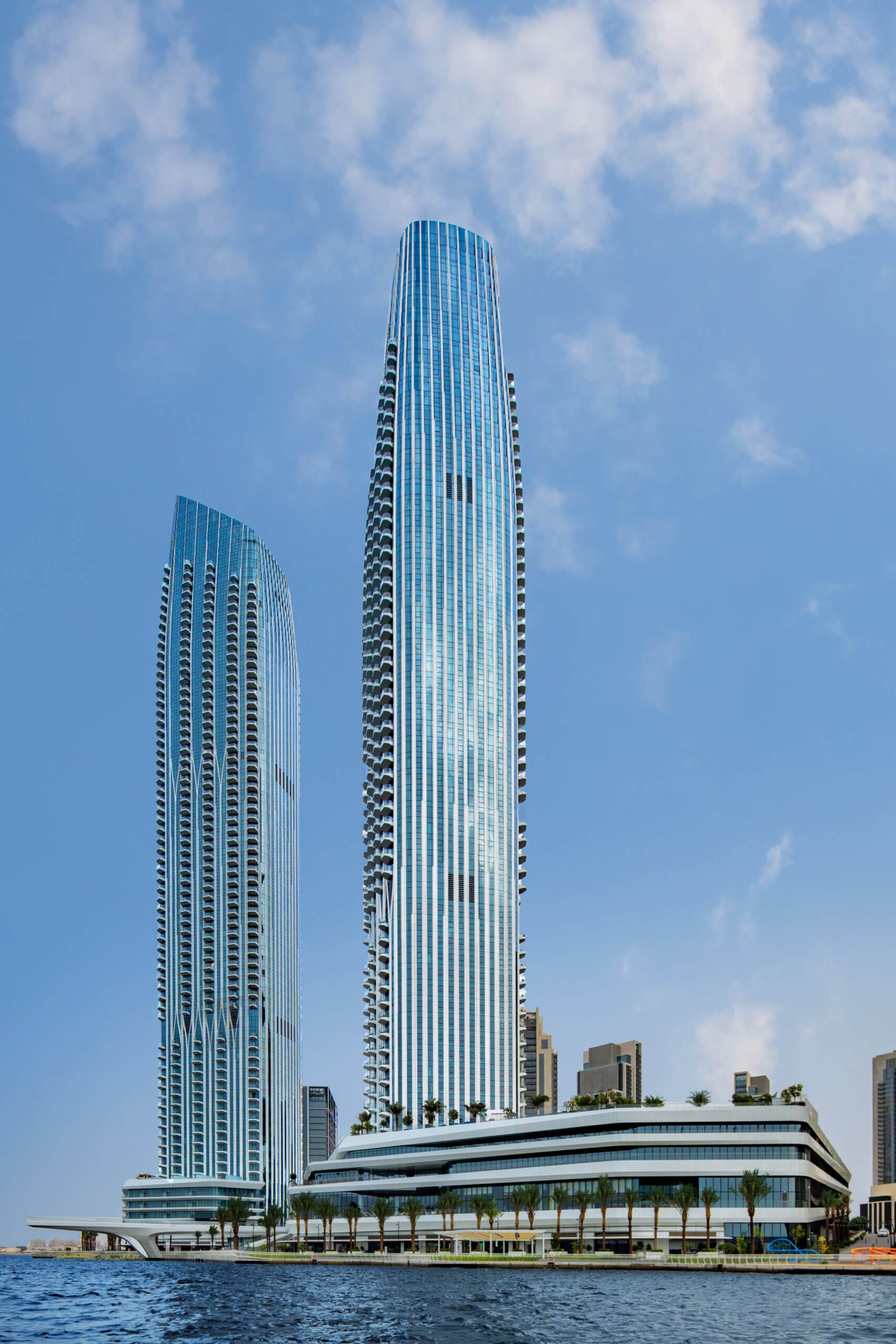 Address Creek Harbour hotel tower facing the Creek and skyline