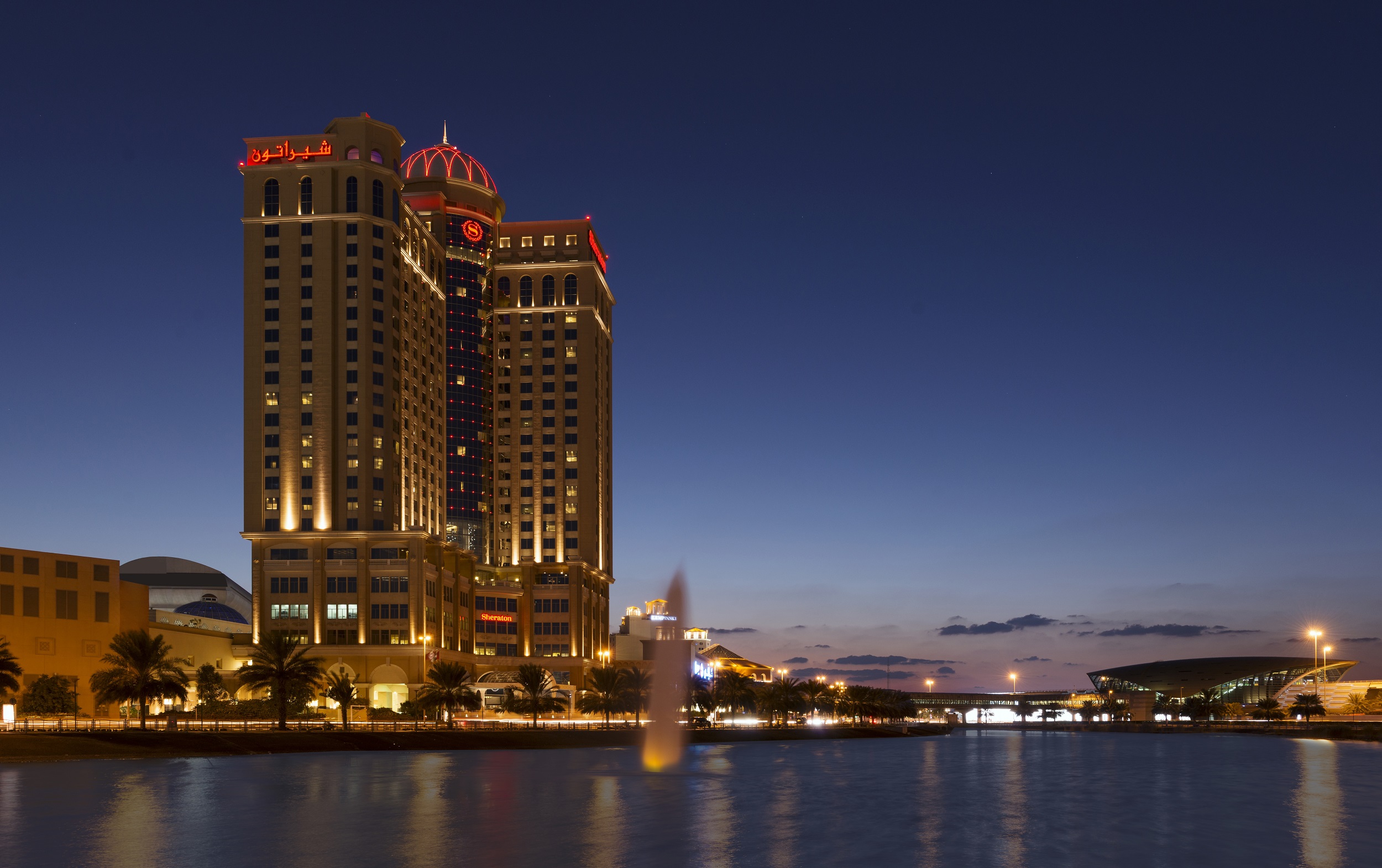 Sheraton Mall of the Emirates Hotel tower rising behind the mall in Al Barsha