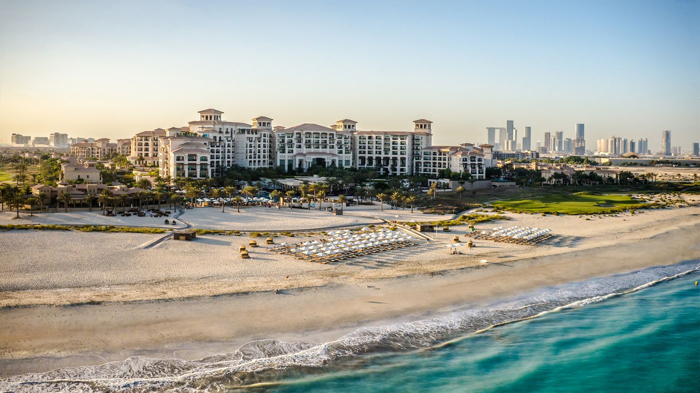 Saadiyat Island Abu Dhabi beach and hotels