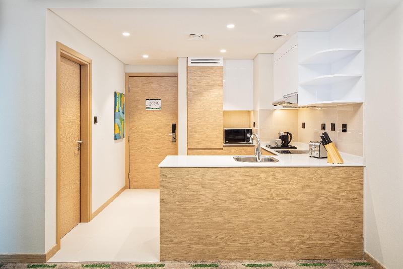 Family suite interior at Holiday Inn and Suites Dubai Festival City