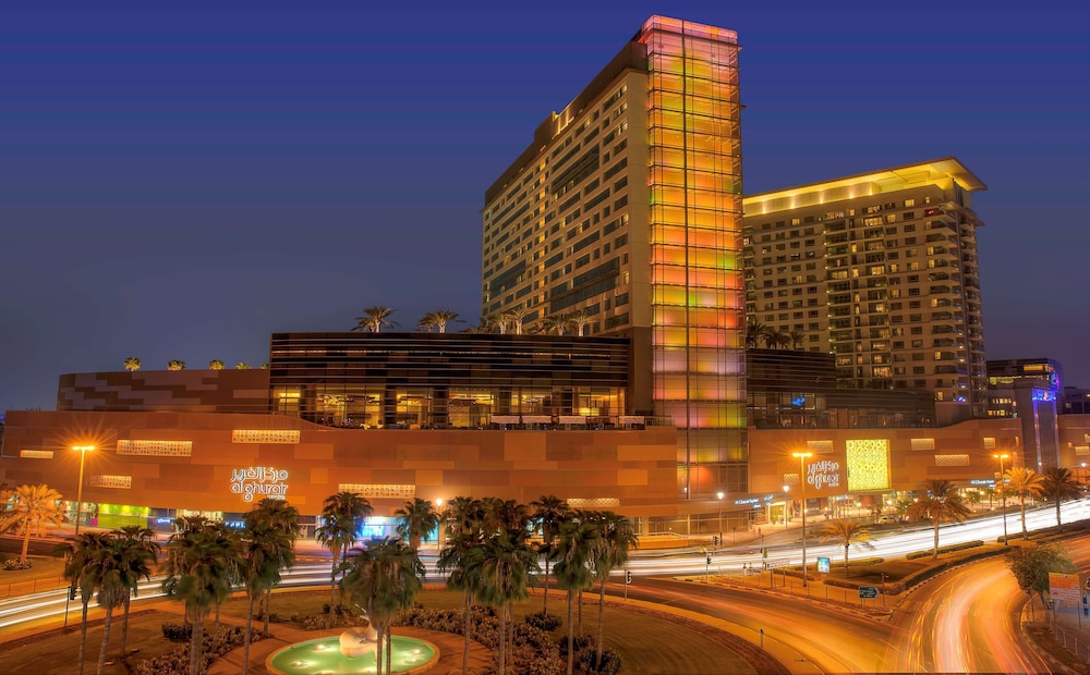 SwissĂ´tel Al Ghurair hotel building in Deira near Union station