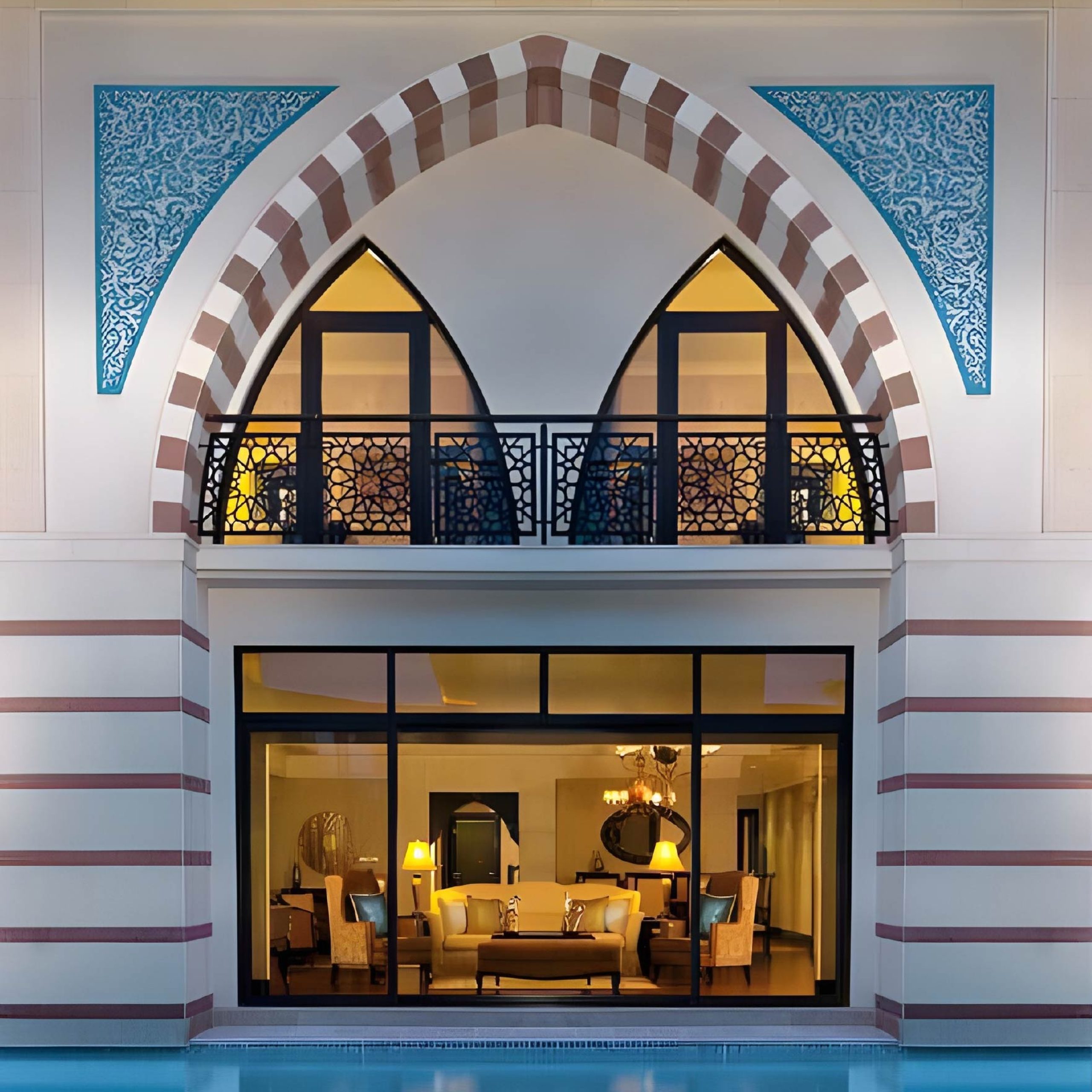 Jumeirah Zabeel Saray Royal Residences villas with private pools on the Palm
