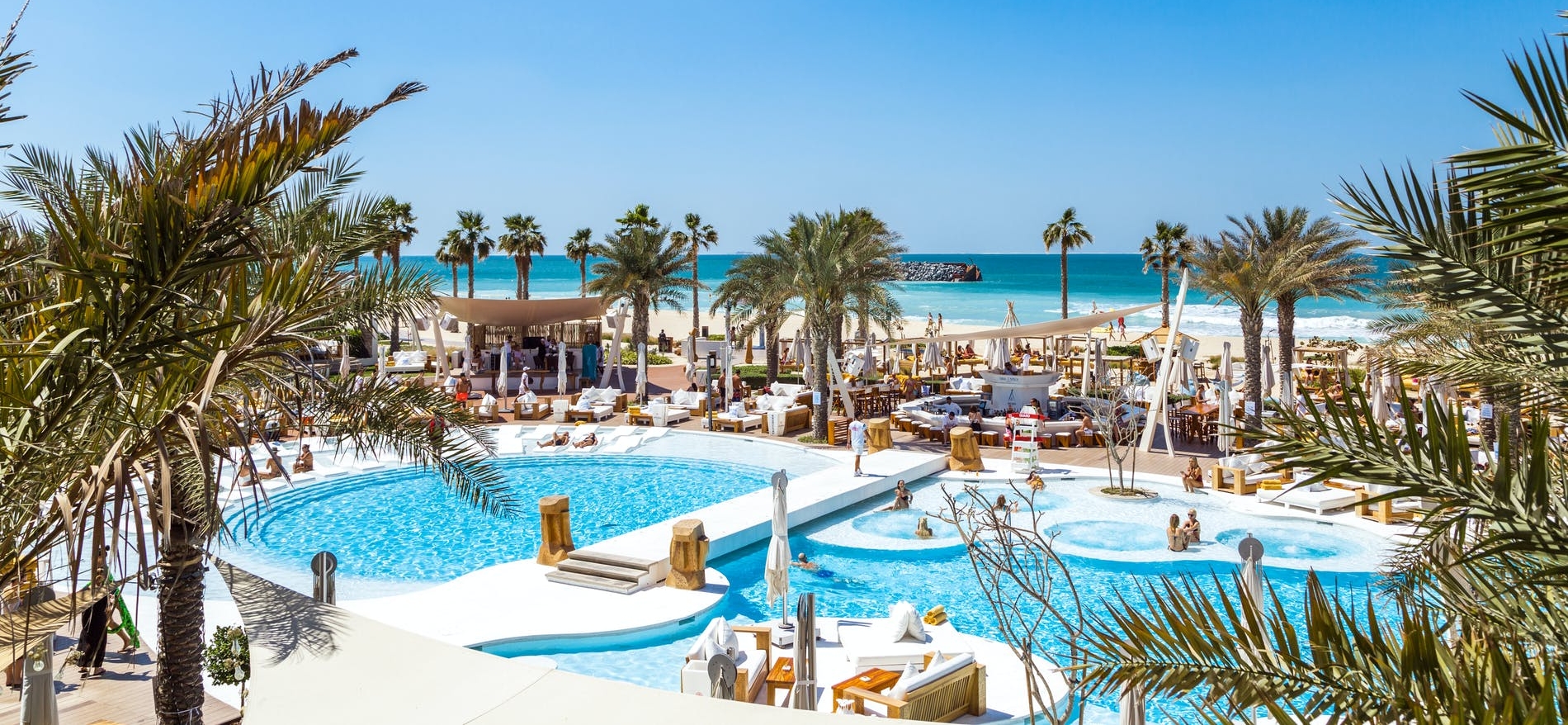 Nikki Beach Resort Dubai villa with private pool facing the sea