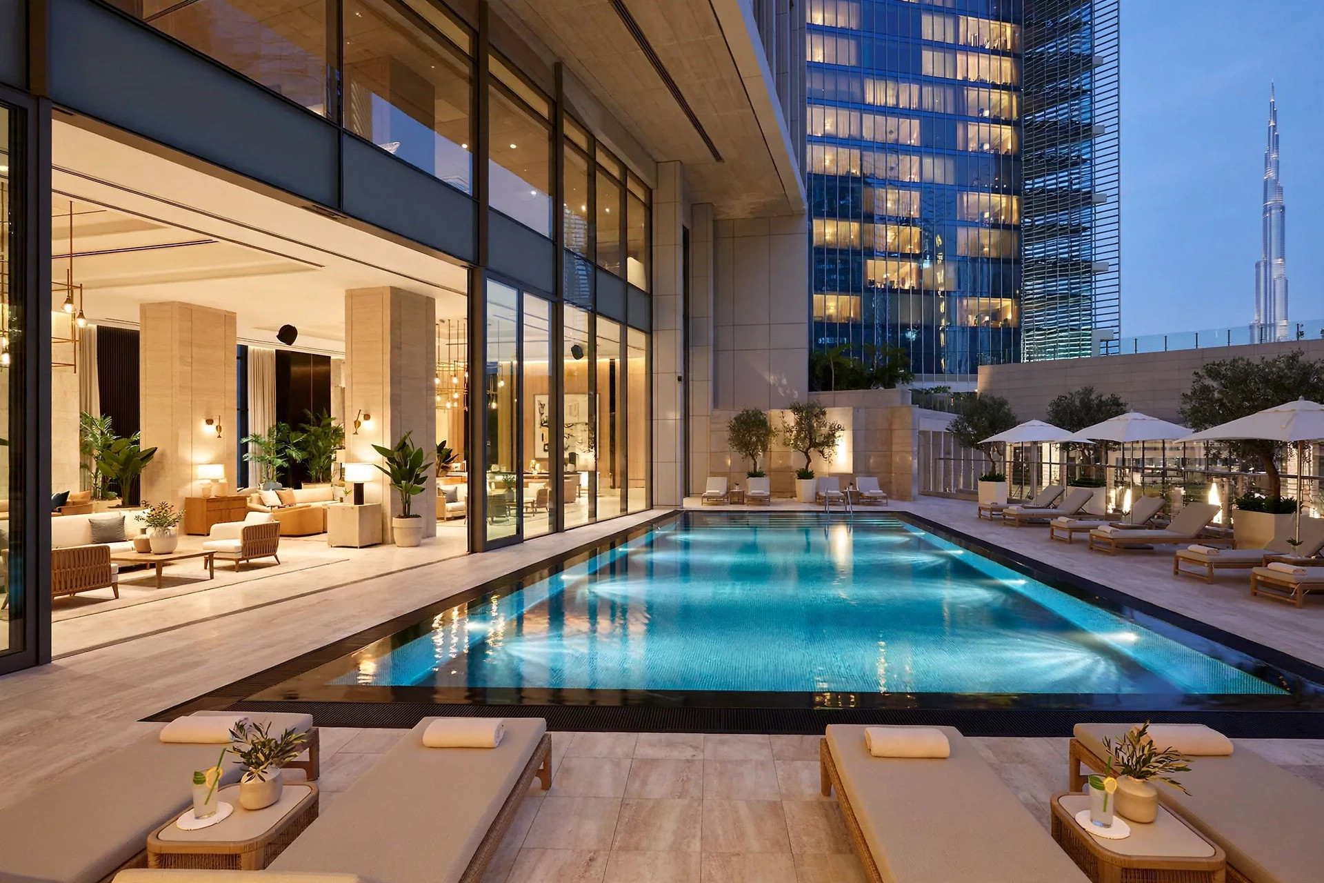 Spacious elegant room with skyline view at The Oberoi Dubai in Business Bay