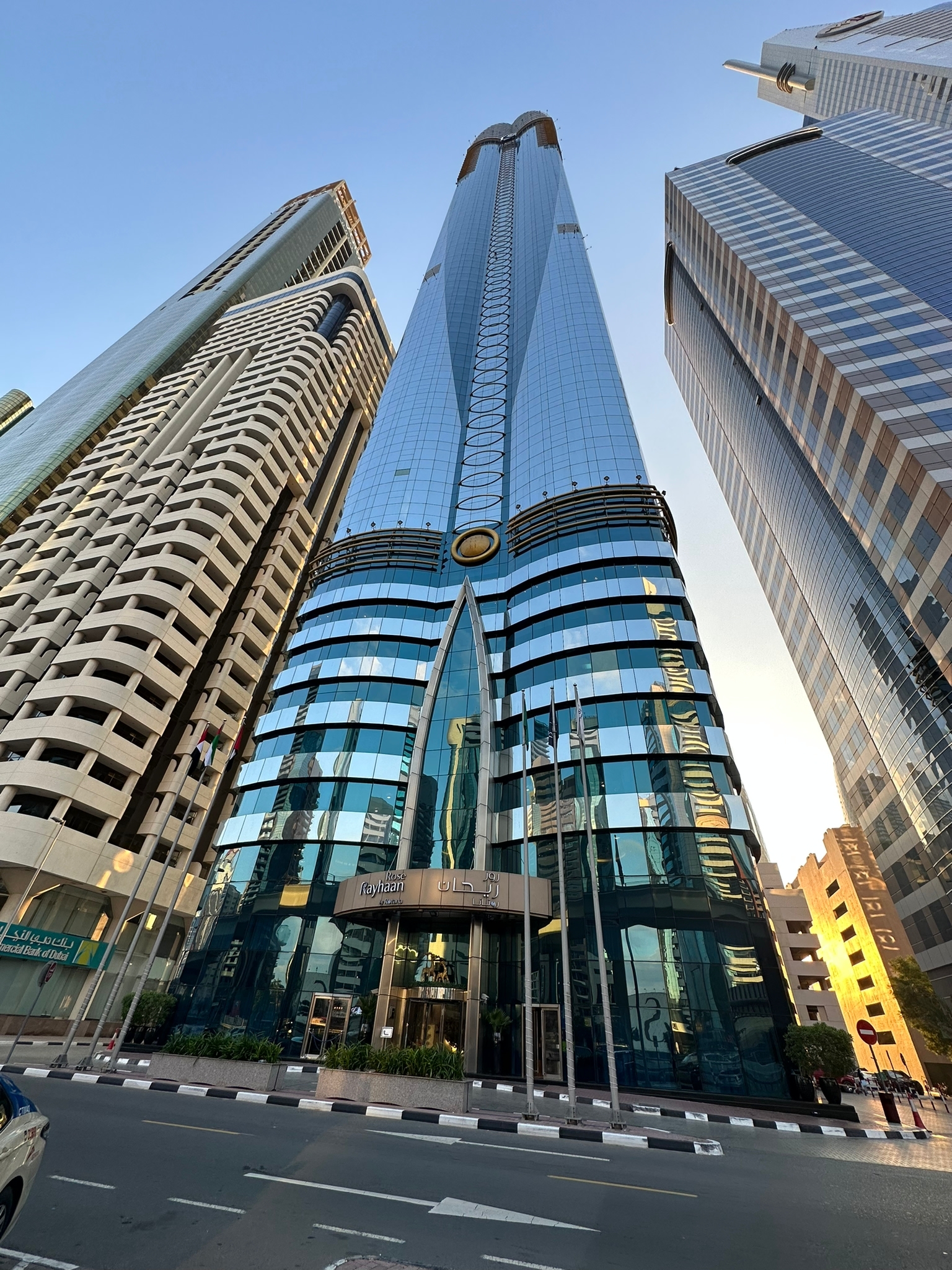 Rose Rayhaan by Rotana slender tower near DIFC metro station