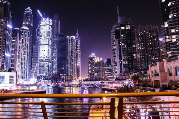 Dubai skyline at dusk — the emirate that issued your visa decides which portal you use