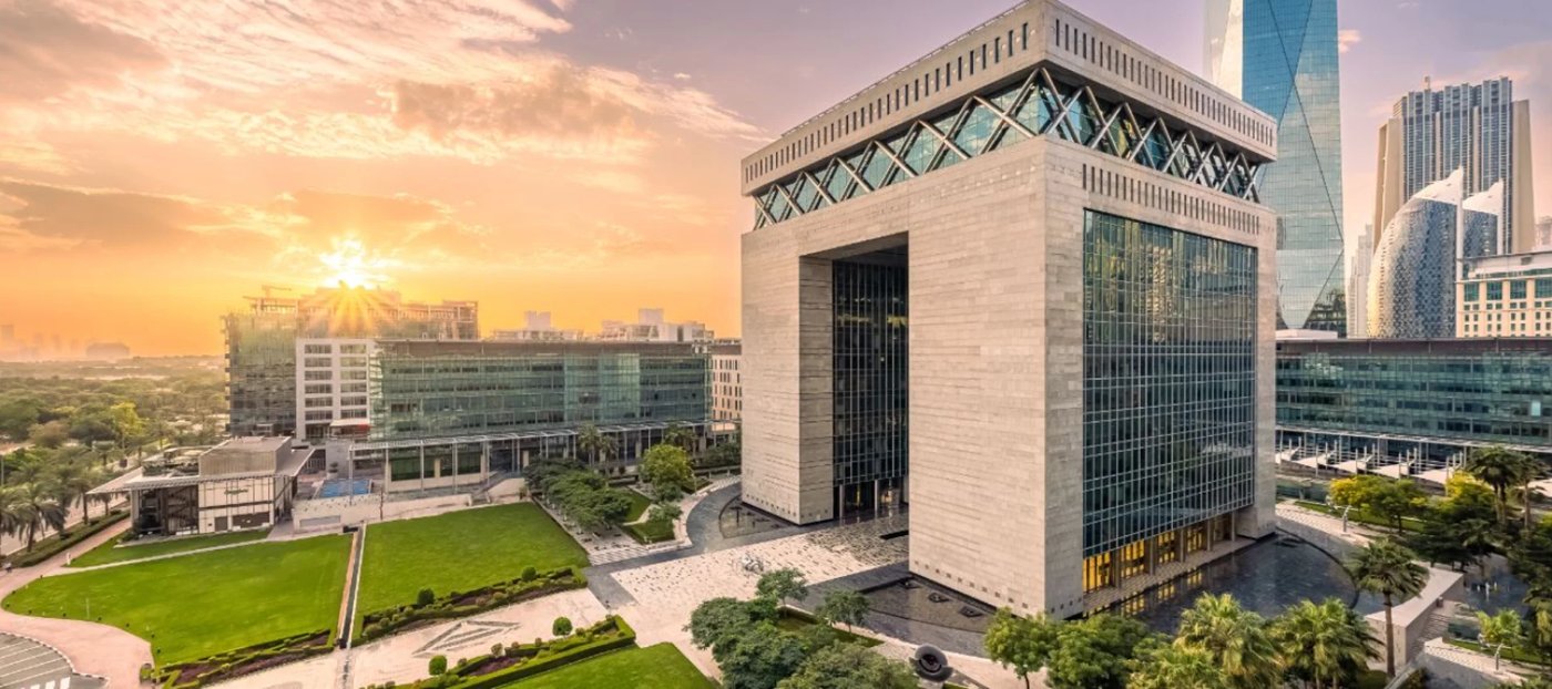 Towers in DIFC, Dubai's financial district