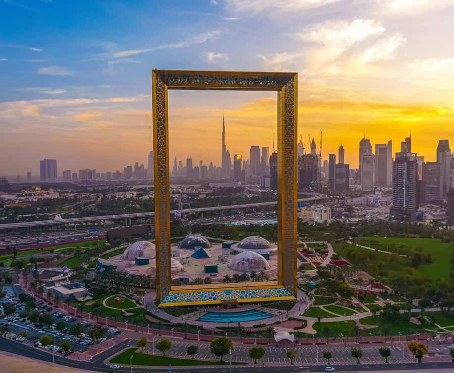 The Dubai Frame, a landmark included on several attraction passes