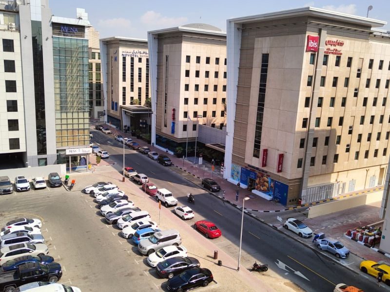 Hotels and streets in Al Barsha Dubai