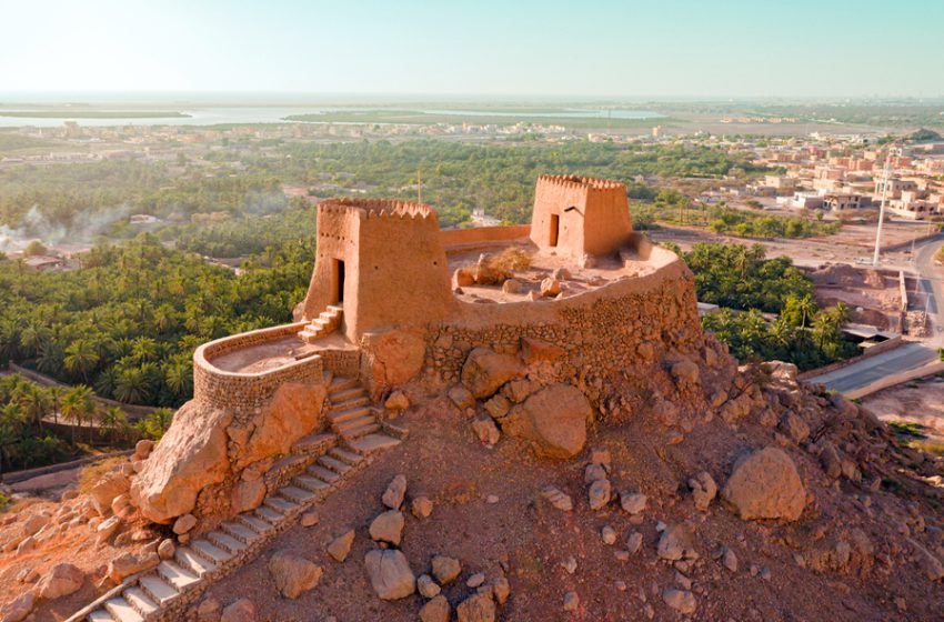 Historic fort and landscape in Ras Al Khaimah