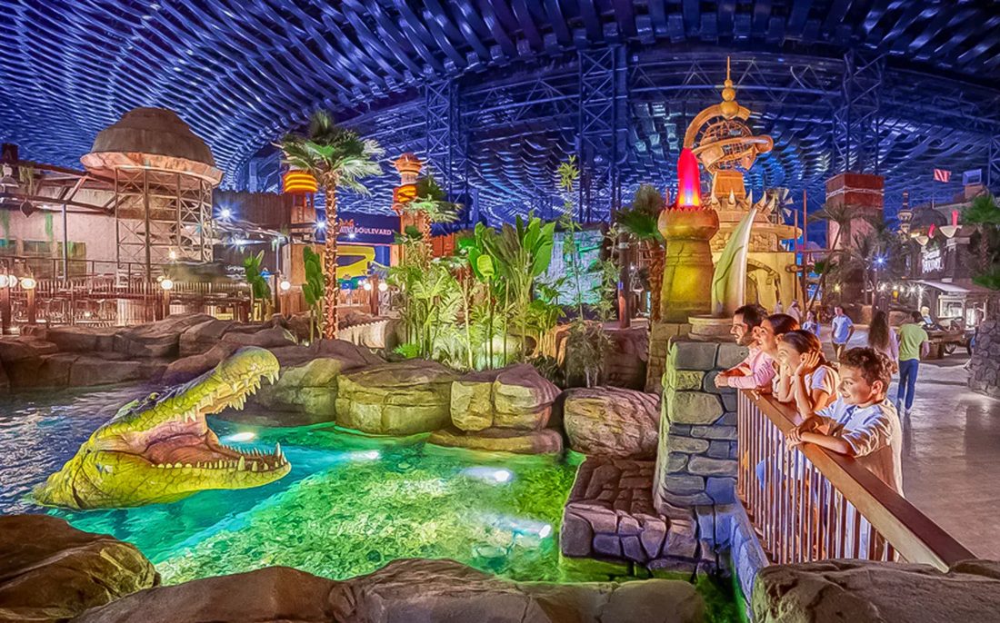 Indoor theme park rides in Dubai