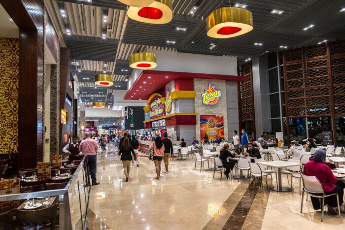 Inside Dubai Mall, home to one of the city's largest food halls