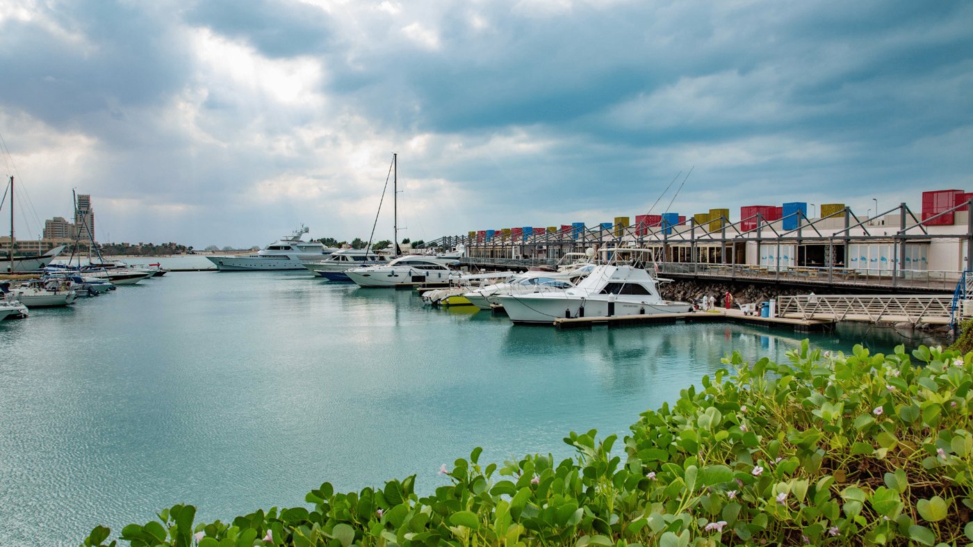 Al Hamra Marina waterfront in Ras Al Khaimah