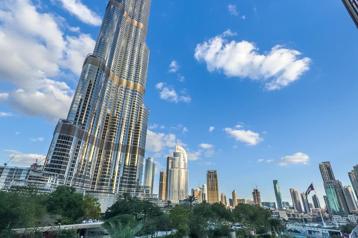 A high vantage point overlooking Downtown Dubai